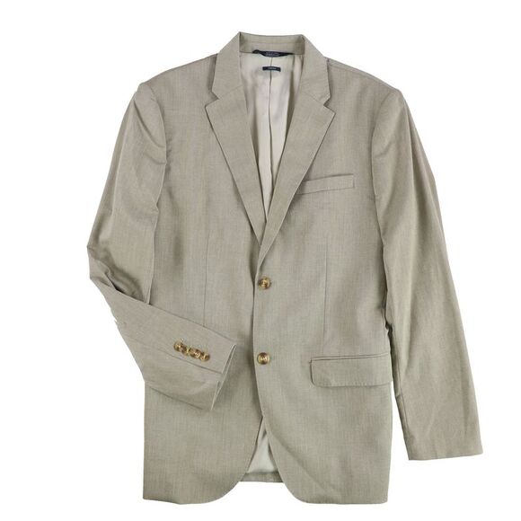 Perry Ellis Mens Twill Two Button Blazer Jacket NWT